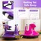 Honeyjoy 12V Bumper Car for Kids Toddlers Electric Ride On Car Vehicle with 360° Spin Blue/Pink/Red/Purple